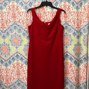 NEW Red Calvin Klein off Shoulder Dress